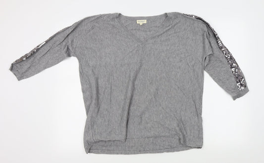 Season Womens Grey   Basic T-Shirt Size S