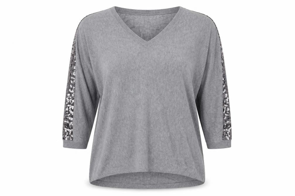 Season Womens Grey   Basic T-Shirt Size S