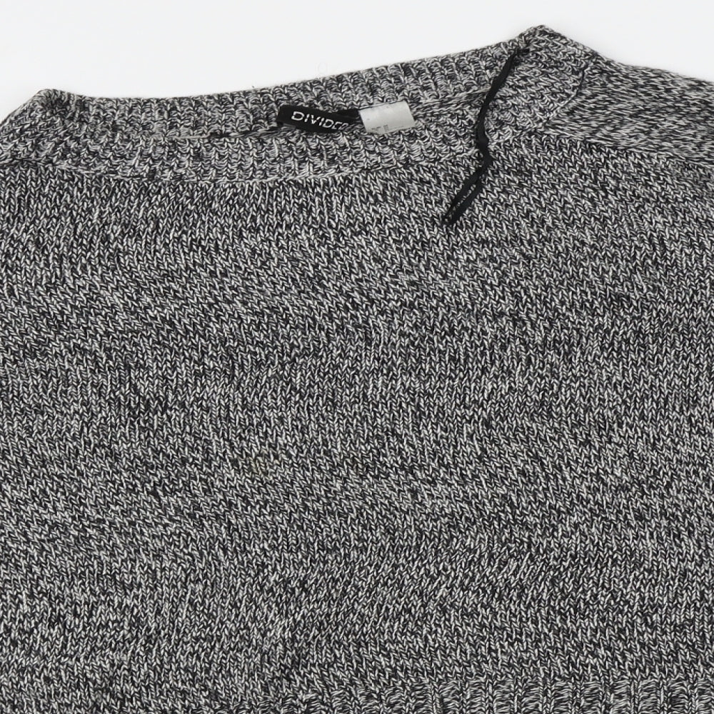 H&M Womens Grey   Pullover Jumper Size M