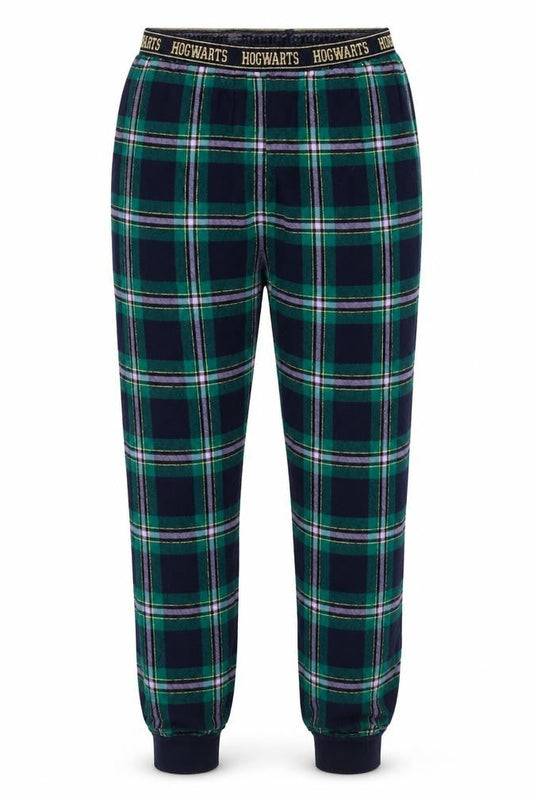 Marks & Spencer Girls Green Plaid   Lounge Pants Size 10-11 Years  - hogwarts