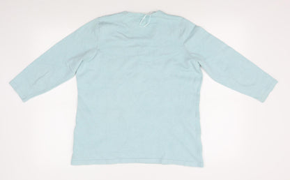 Preworn Womens Blue   Basic T-Shirt Size S
