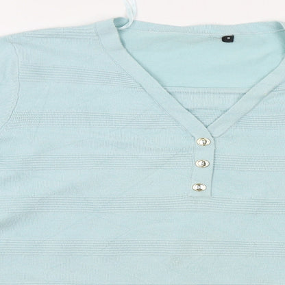 Preworn Womens Blue   Basic T-Shirt Size S