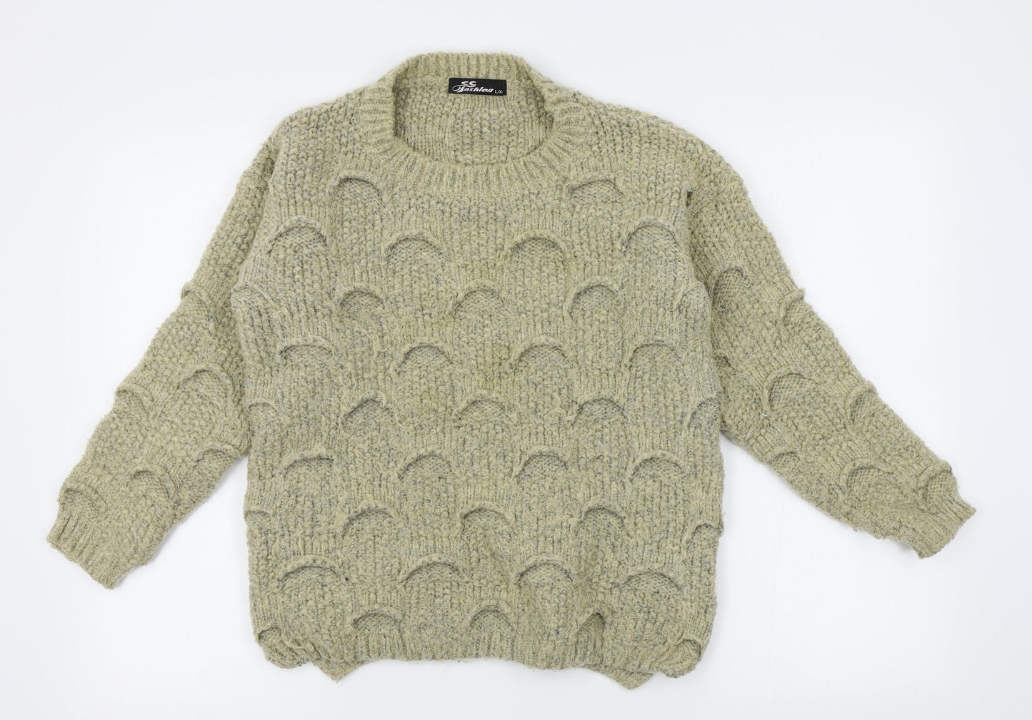 cc fashion Womens Beige   Pullover Jumper Size L  - L/XL size