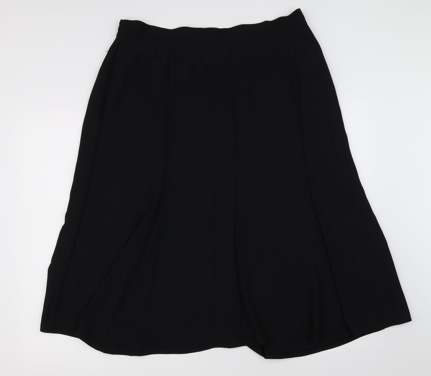ELVI Womens Black   A-Line Skirt Size 34 in