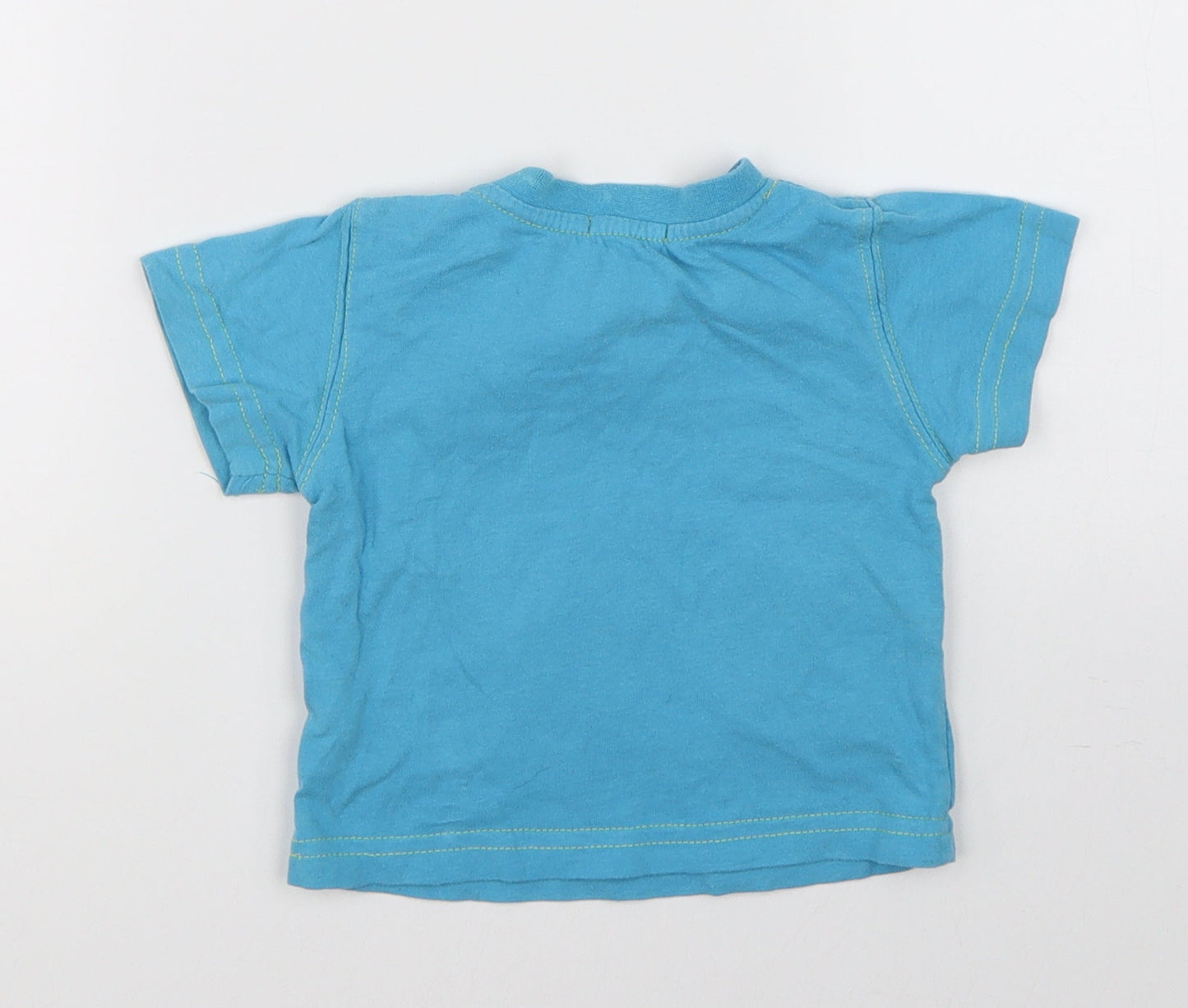 Pumpkin Patch Boys Blue   Basic T-Shirt Size 3-6 Months