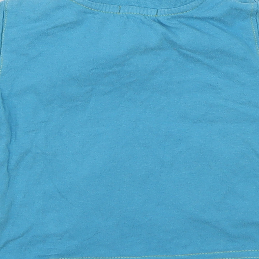 Pumpkin Patch Boys Blue   Basic T-Shirt Size 3-6 Months