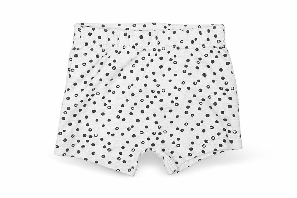 Preworn Baby Grey Polka Dot   Sleep Shorts Size 6-9 Months