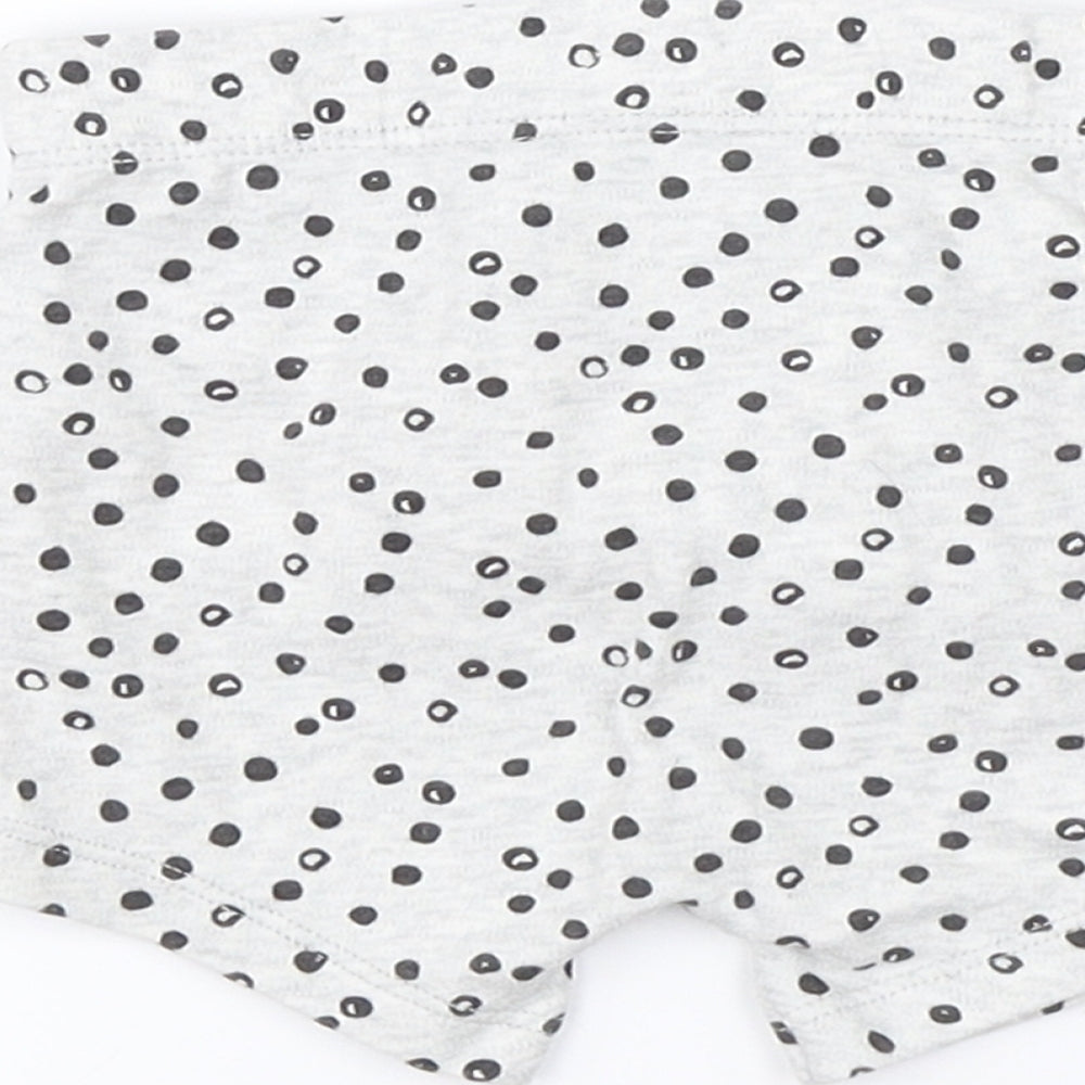 Preworn Baby Grey Polka Dot   Sleep Shorts Size 6-9 Months