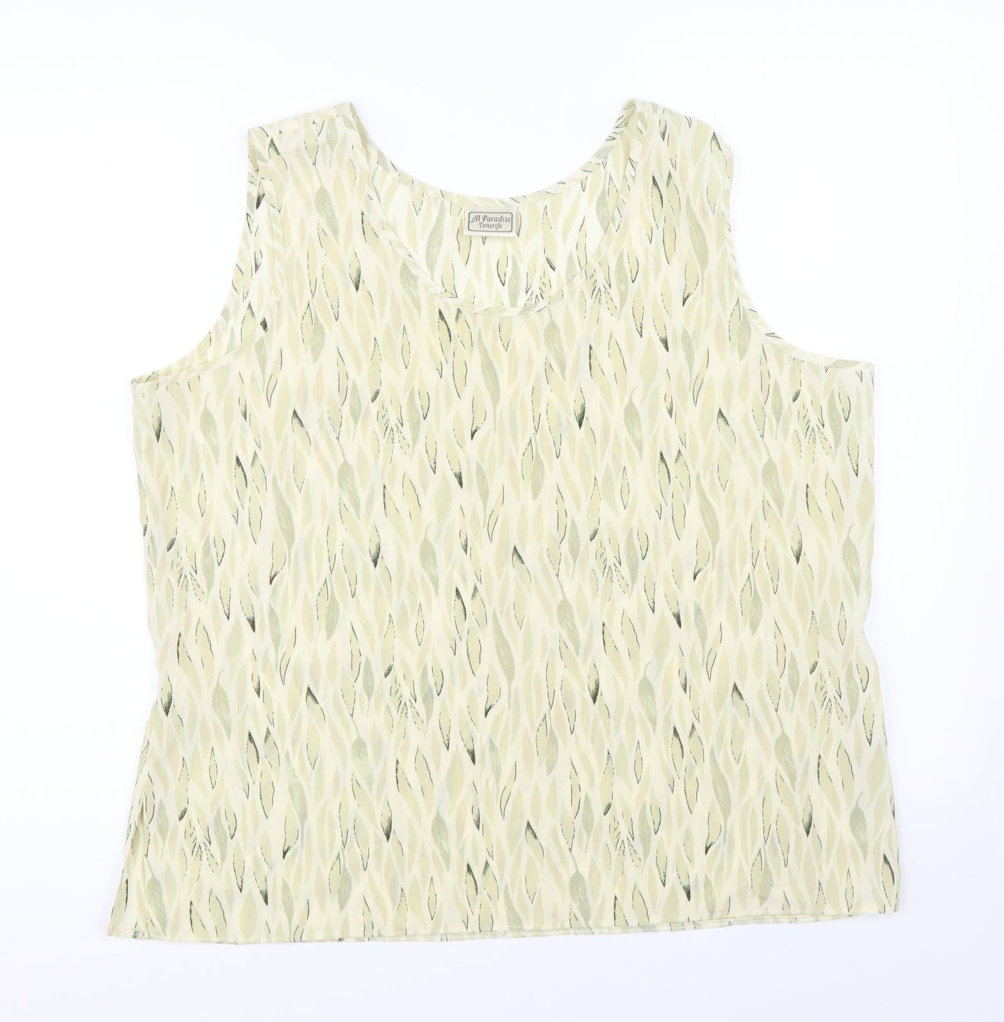 All Paradise Womens Green   Basic Blouse Size 16