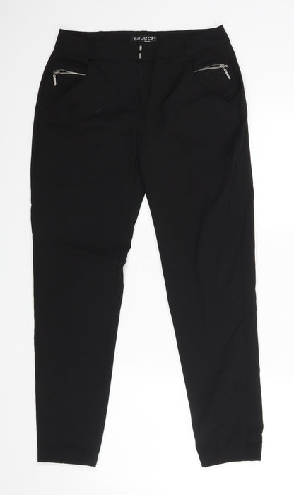 Select Womens Black   Dress Pants Trousers Size 6 L26 in