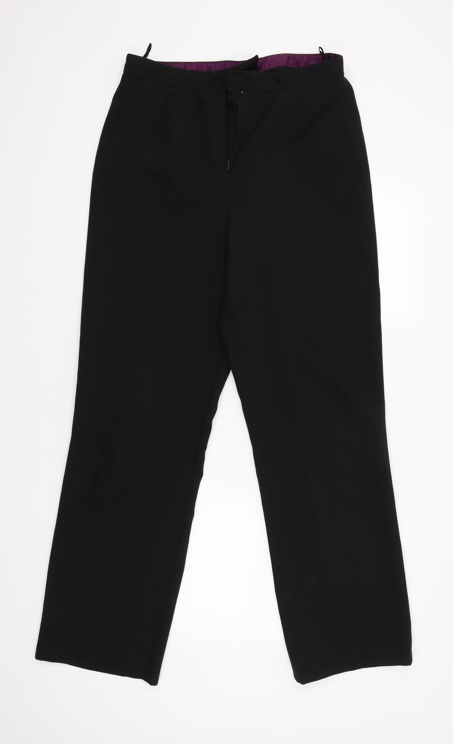 CMD Womens Black   Trousers  Size 14 L31 in