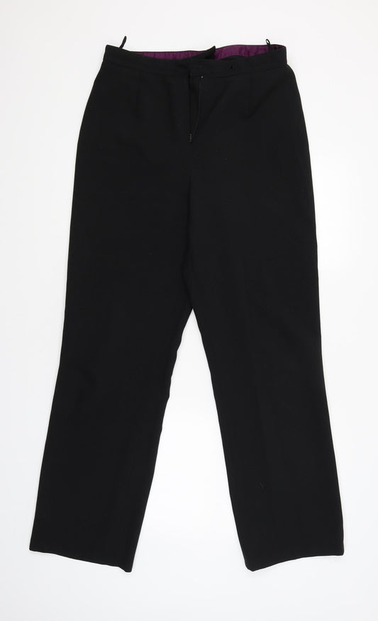 CMD Womens Black   Trousers  Size 14 L31 in
