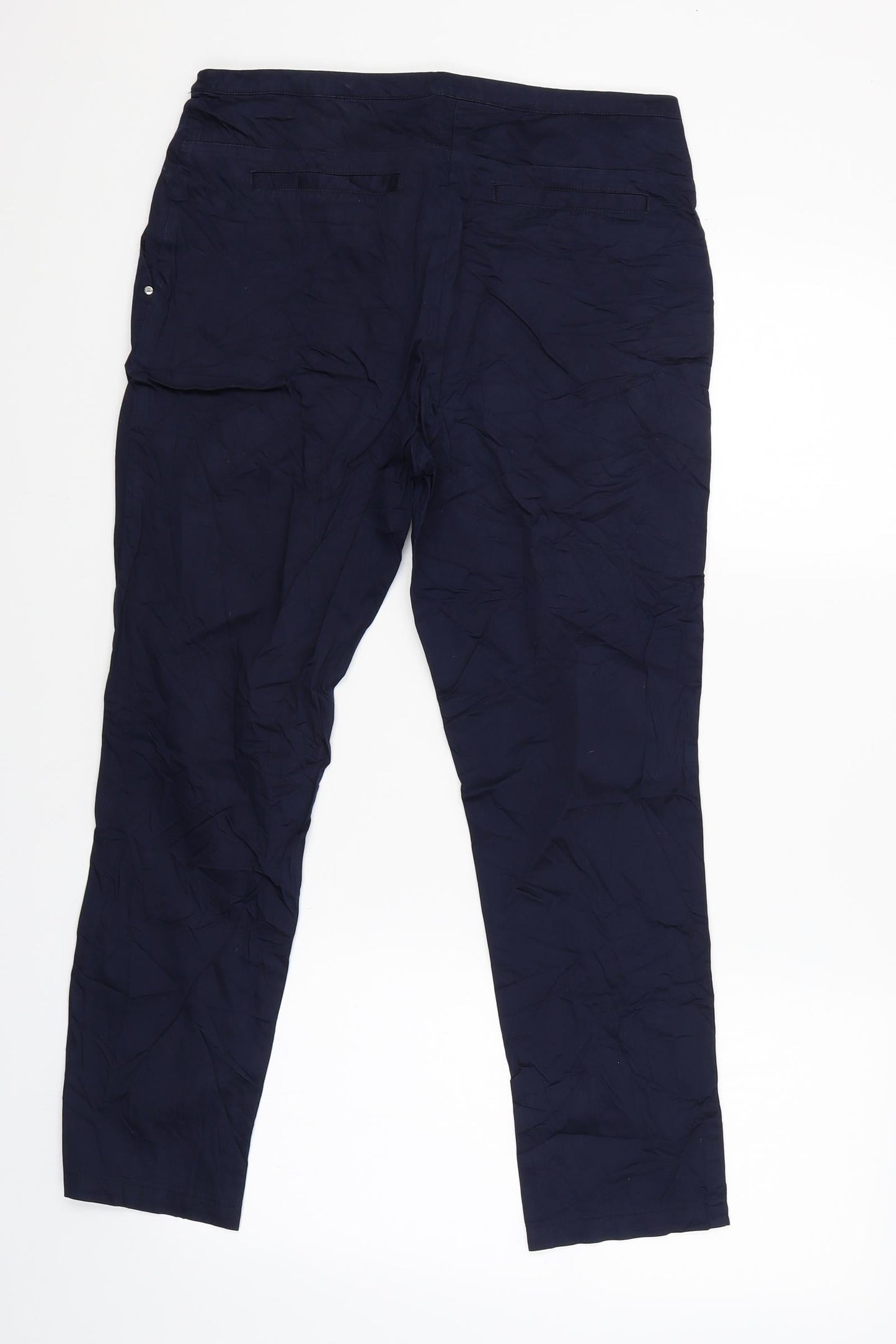 Solar Womens Blue   Windbreaker Trousers Size 38 L25 in