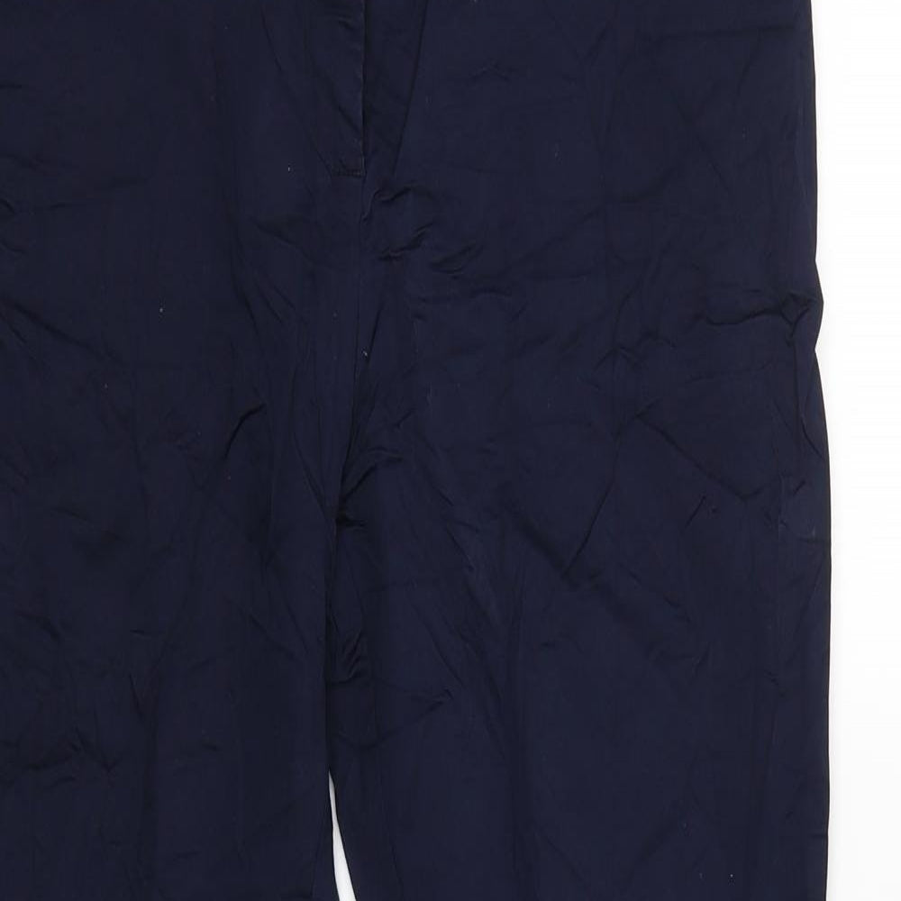 Solar Womens Blue   Windbreaker Trousers Size 38 L25 in