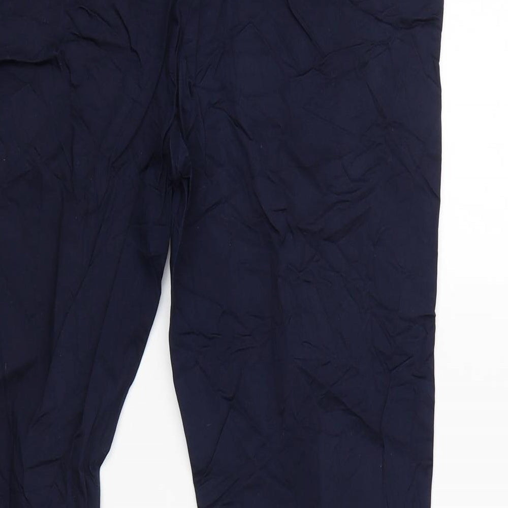 Solar Womens Blue   Windbreaker Trousers Size 38 L25 in