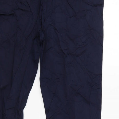 Solar Womens Blue   Windbreaker Trousers Size 38 L25 in