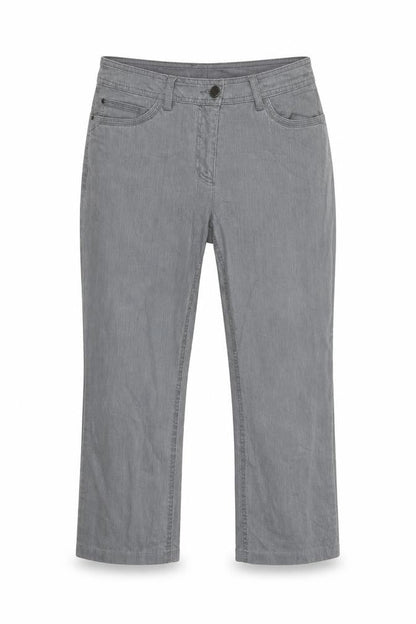 Yessica Womens Grey   Capri Trousers Size 12 L28 in