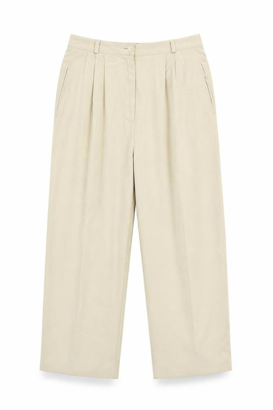 CCDK Womens Beige   Capri Trousers Size 40 L24 in