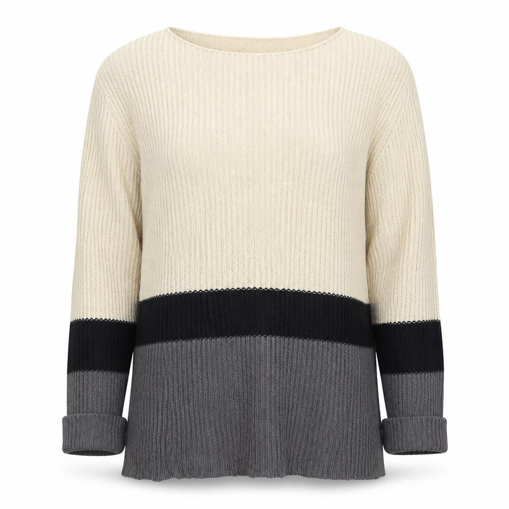 Originals Womens Beige  Knit Pullover Jumper Size 16