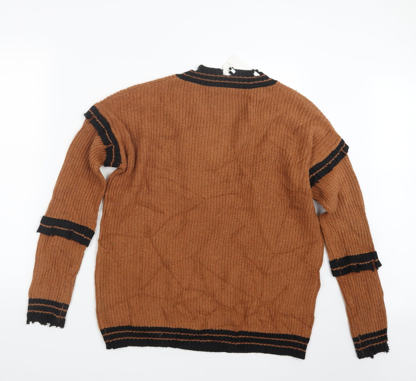 so sweet  Womens Brown  Knit Pullover Jumper Size S
