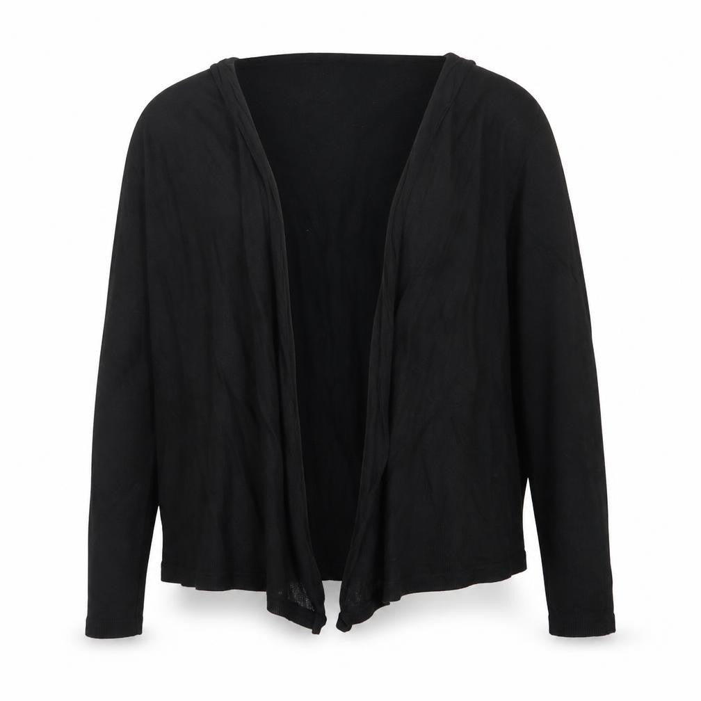 TU Womens Black  Knit Cardigan Jumper Size 10