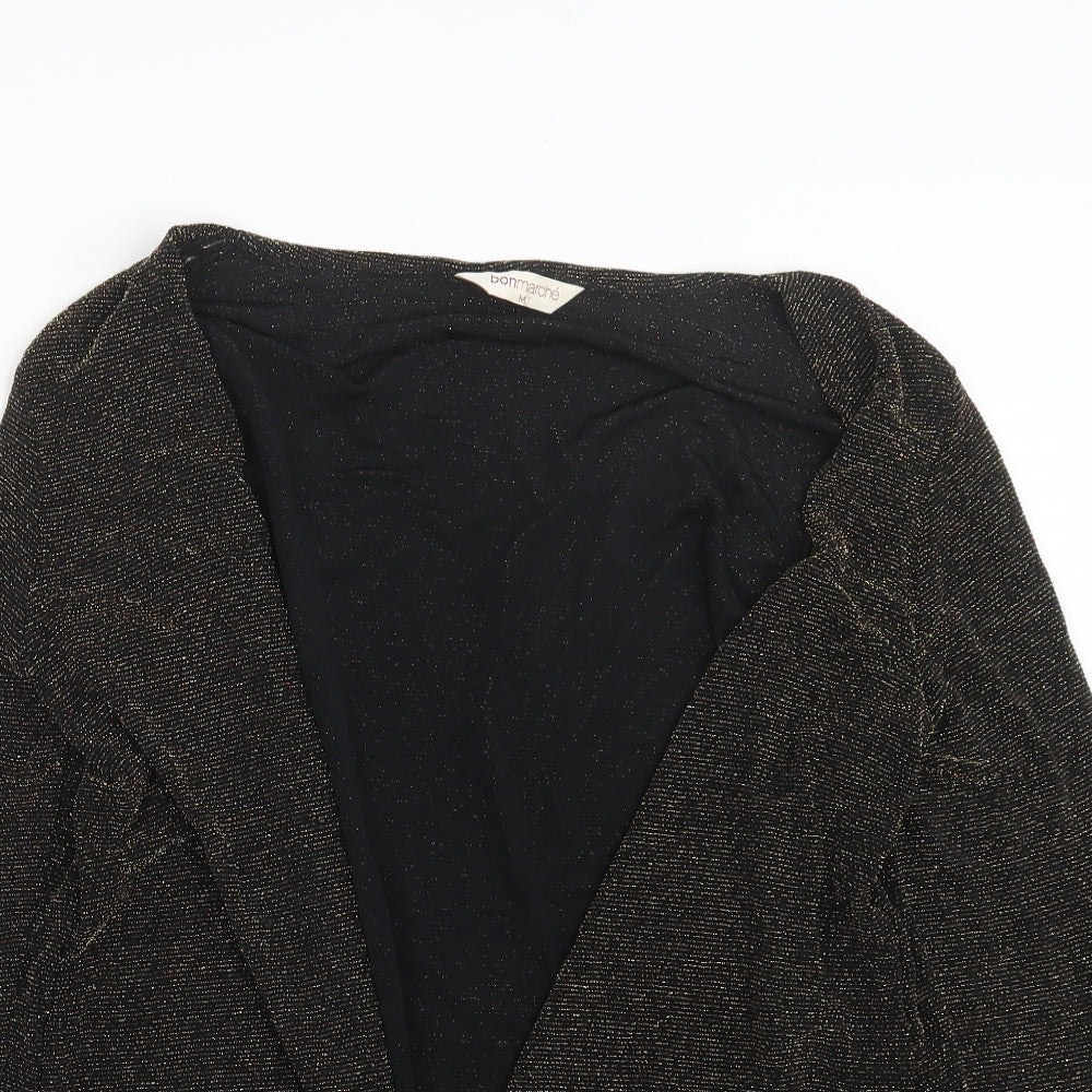 Bonmarché Womens Gold   Cardigan Jumper Size M