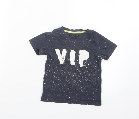 Nutmeg Boys Blue   Basic T-Shirt Size 2-3 Years