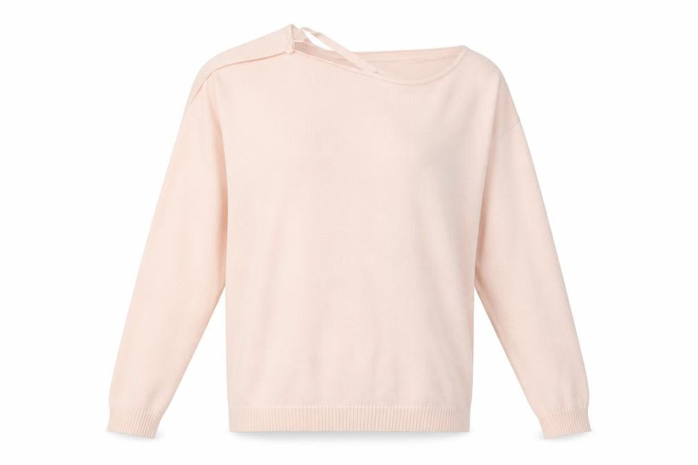 Boohoo Womens Pink  Knit Pullover Jumper Size S