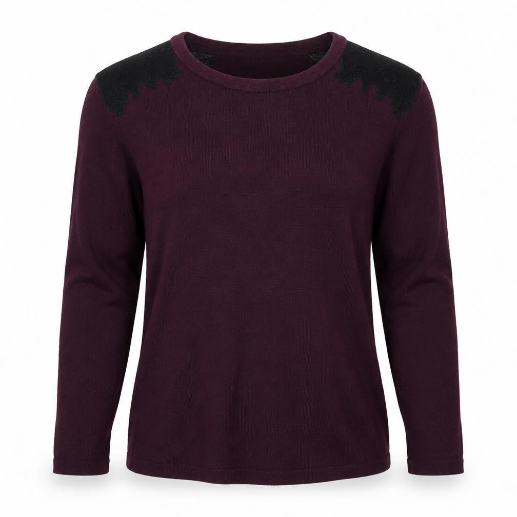 Papaya Womens Purple   Pullover Jumper Size 8