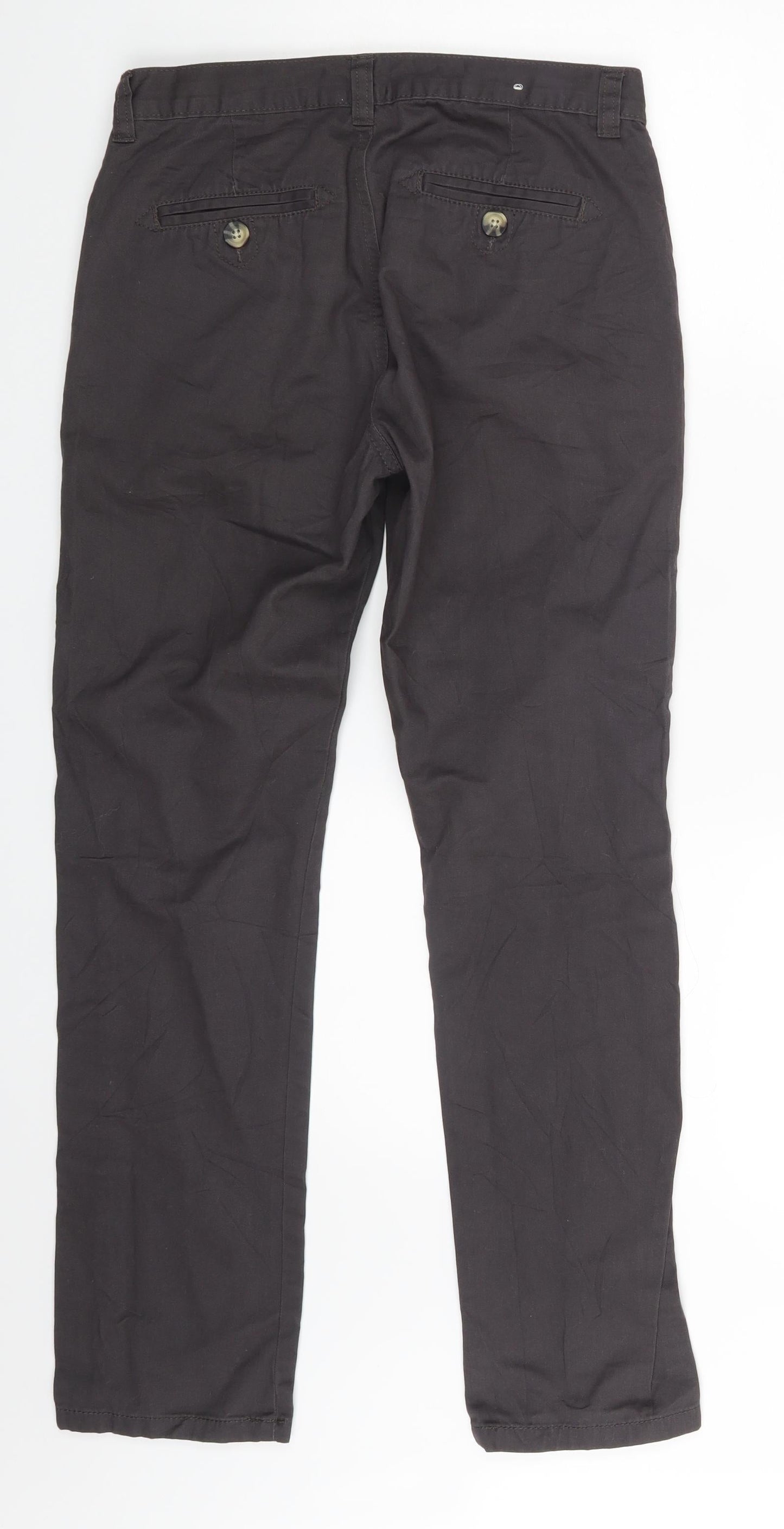 Denim & Co. Mens Purple   Chino Trousers Size 28 in L30 in