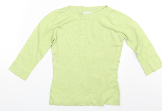 M&S Womens Green   Pullover Sweatshirt Size 12