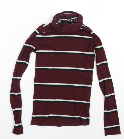 Brave Soul Womens Multicoloured Striped  Pullover Jumper Size M