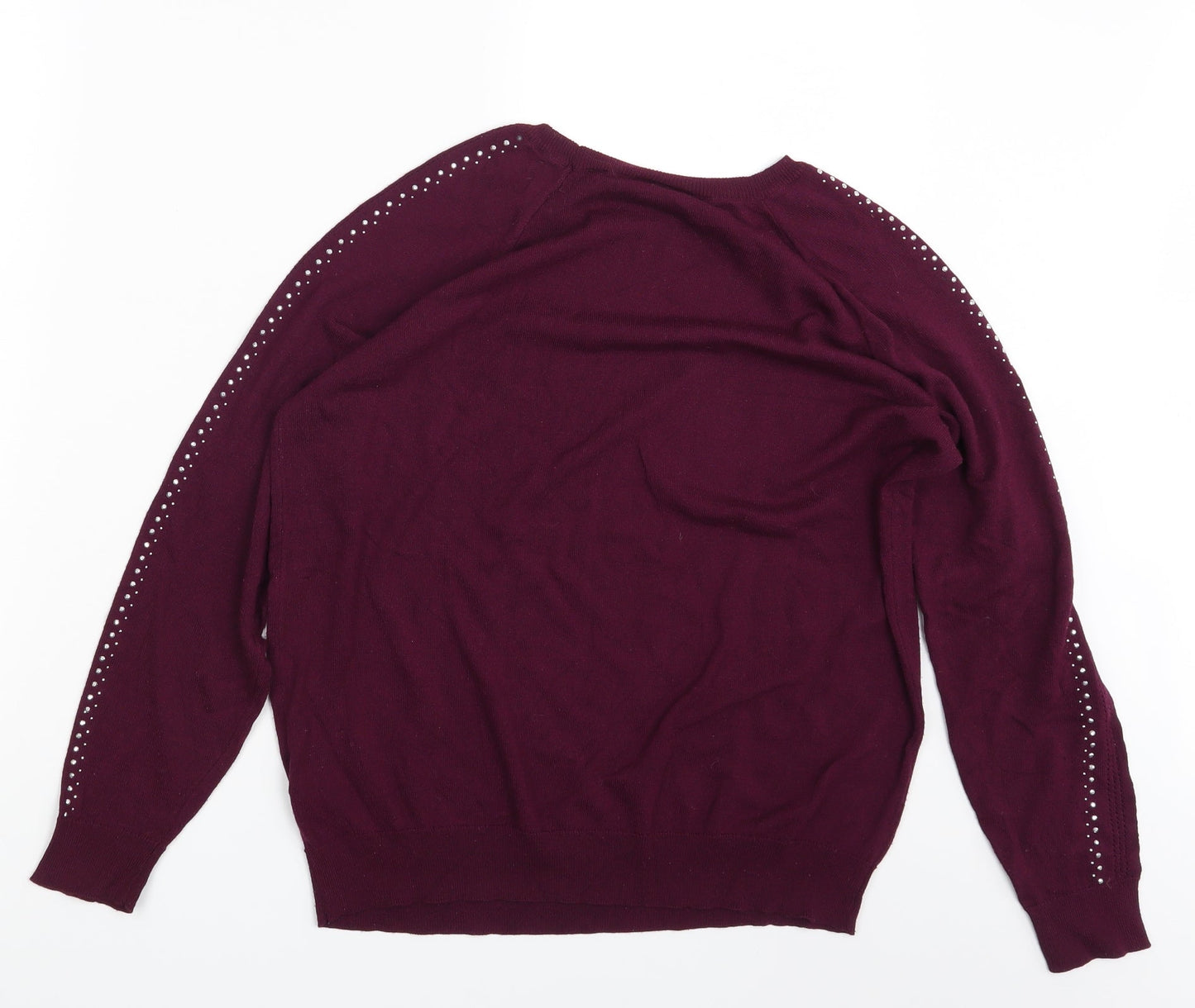 Wallis Womens Purple   Pullover Sweatshirt Size M