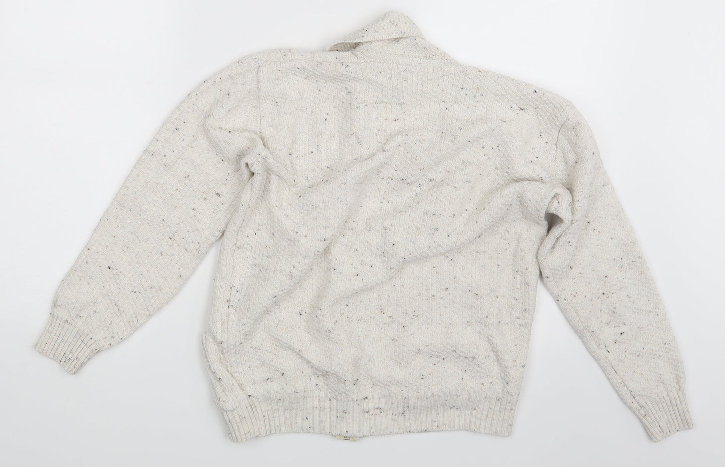 Blush Womens Ivory   Full Zip Jumper One Size