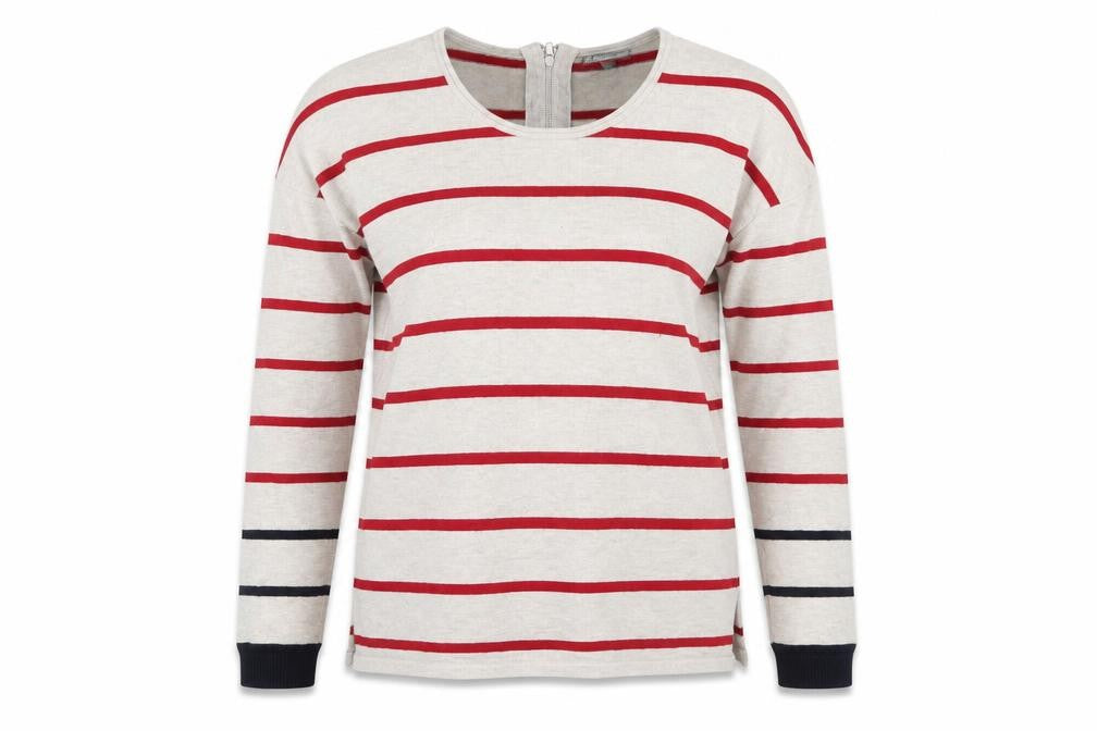 89th & Madison Womens Multicoloured Striped  Pullover Jumper Size L
