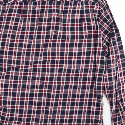 Herringbone Mens Multicoloured Check   Button-Up One Size