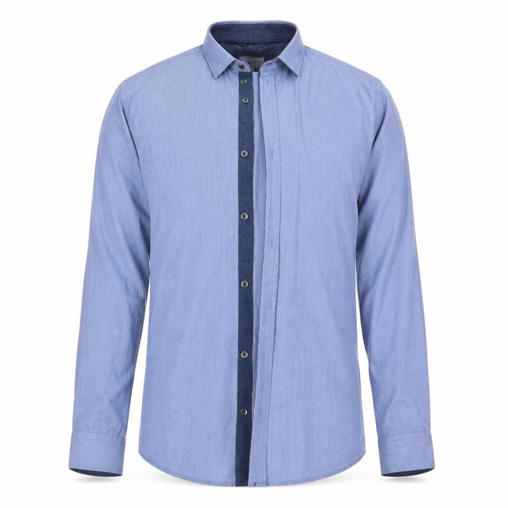 F&F Mens Blue    Button-Up Size 15.5