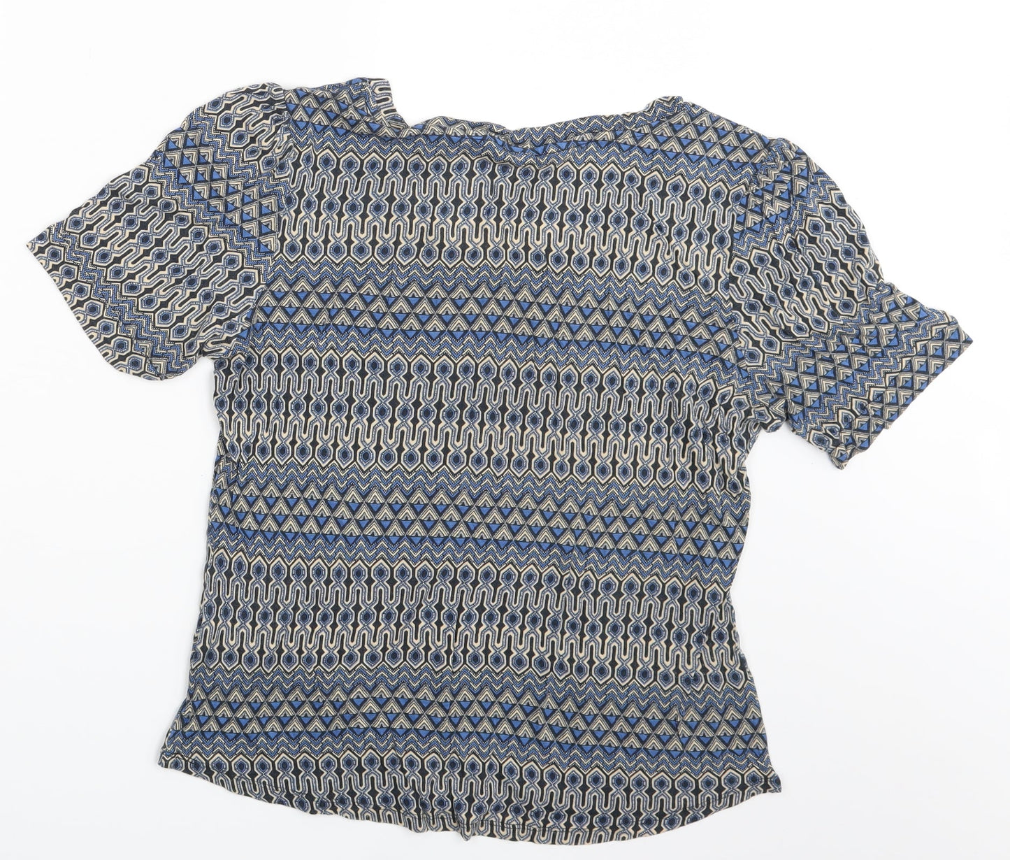 H&M Womens Multicoloured Herringbone  Basic T-Shirt One Size