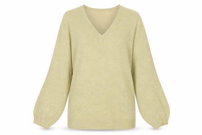 ETHLE AUSTIN Womens Gold  Knit Pullover Jumper Size S