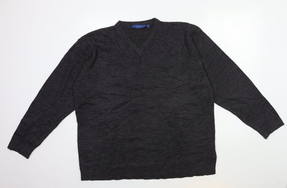 Freeport Mens Green  Knit Pullover Jumper Size L