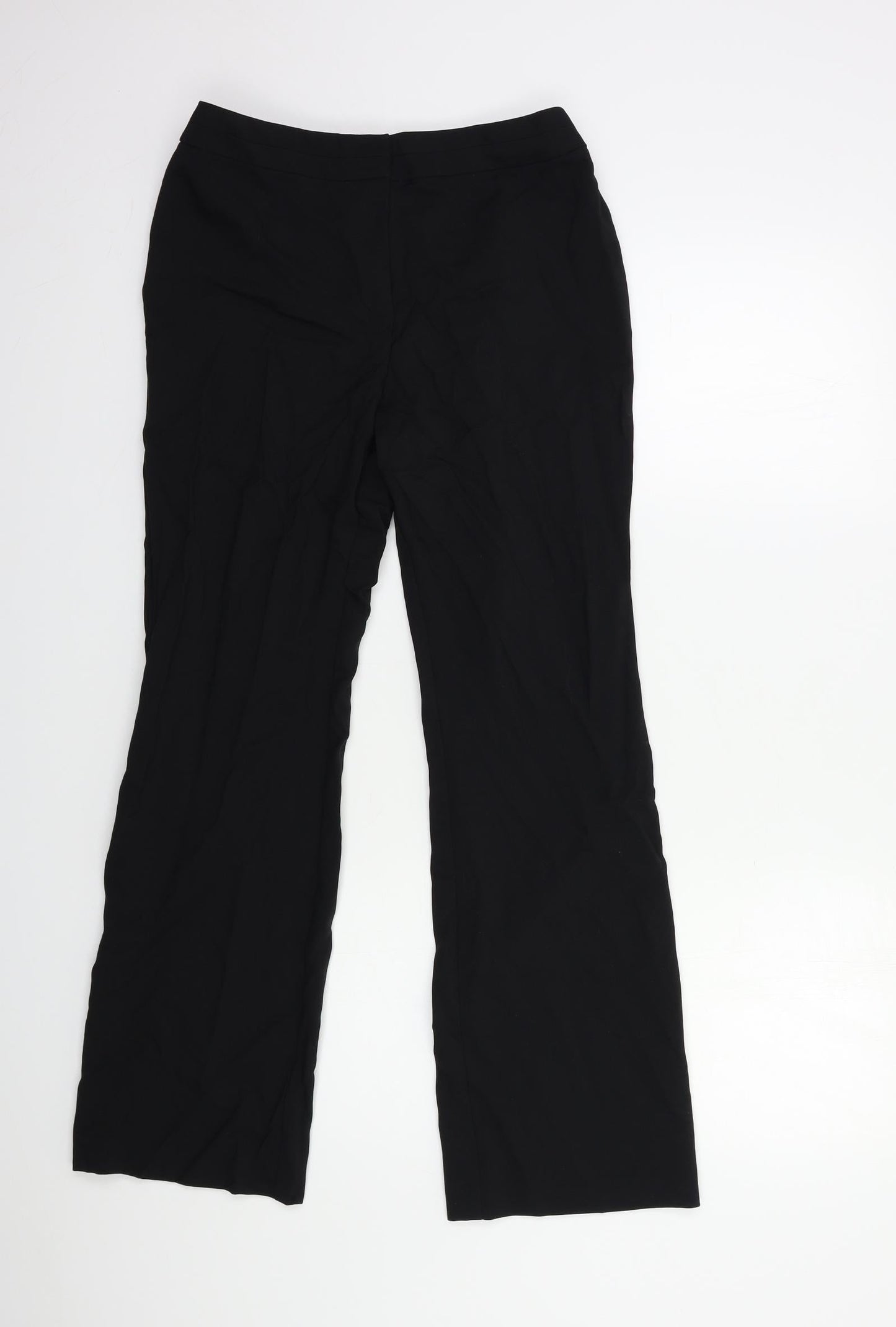 Papaya Womens Black   Trousers  Size 10 L27 in