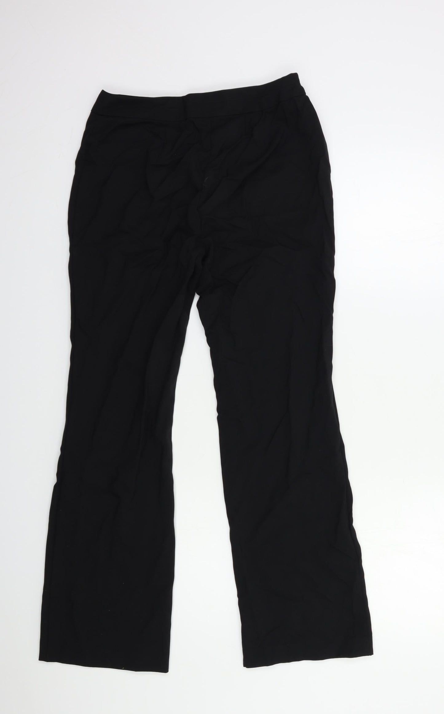 Papaya Womens Black   Trousers  Size 10 L27 in