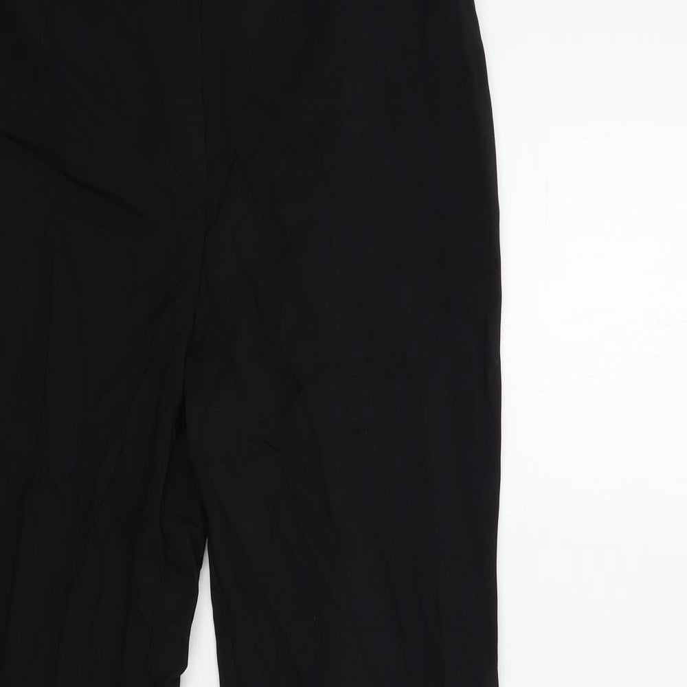 Papaya Womens Black   Trousers  Size 10 L27 in