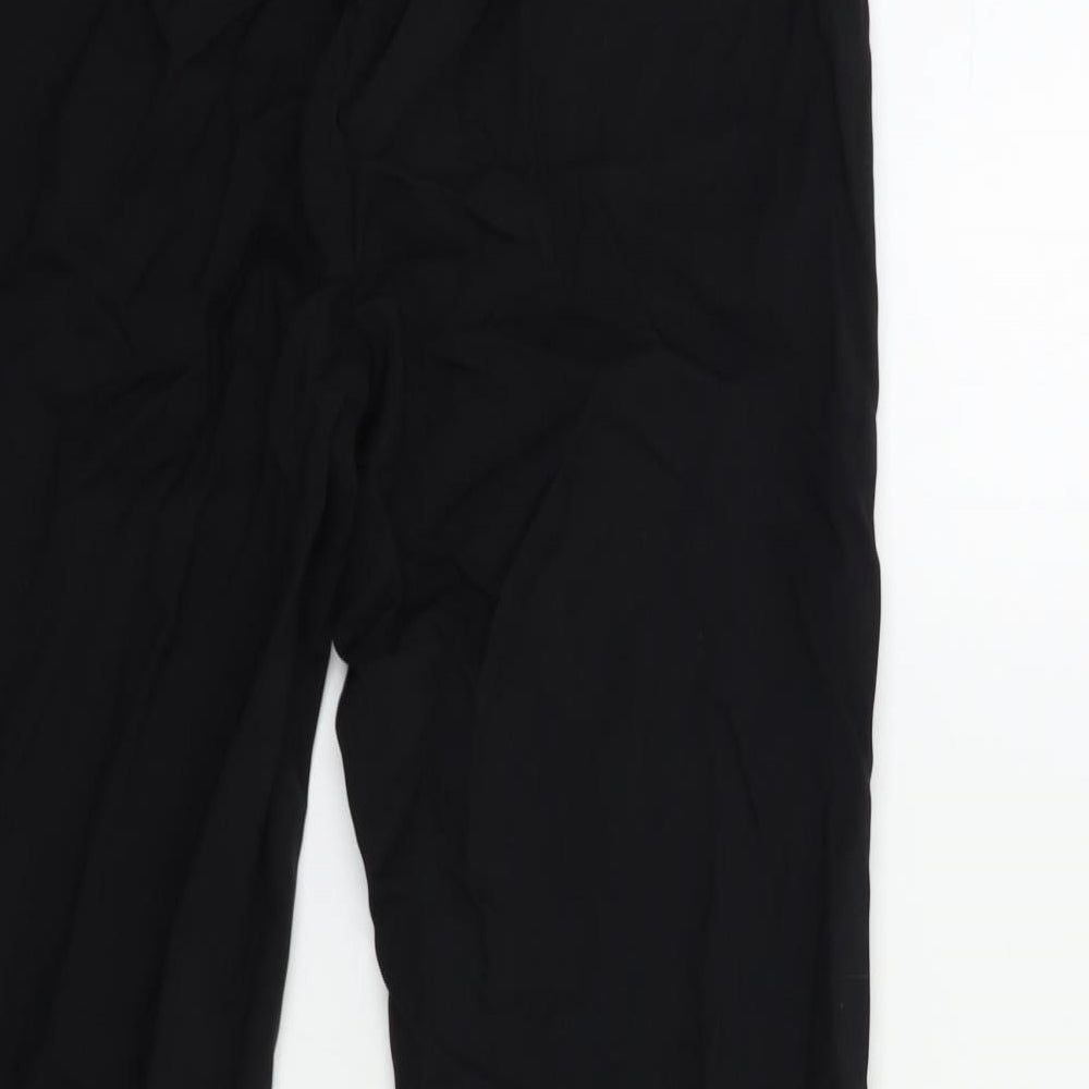 Papaya Womens Black   Trousers  Size 10 L27 in