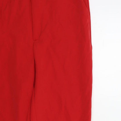 Preworn Womens Red   Trousers  Size 30 in L27 in