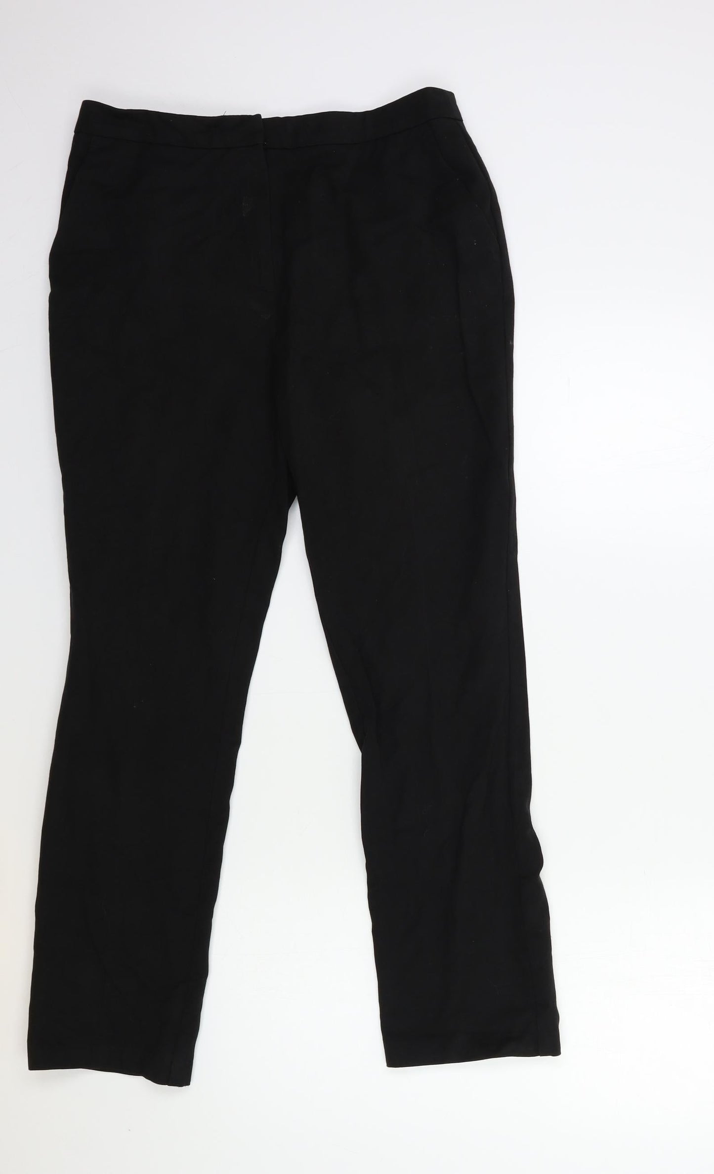 Papaya Womens Black   Trousers  Size 10 L28 in