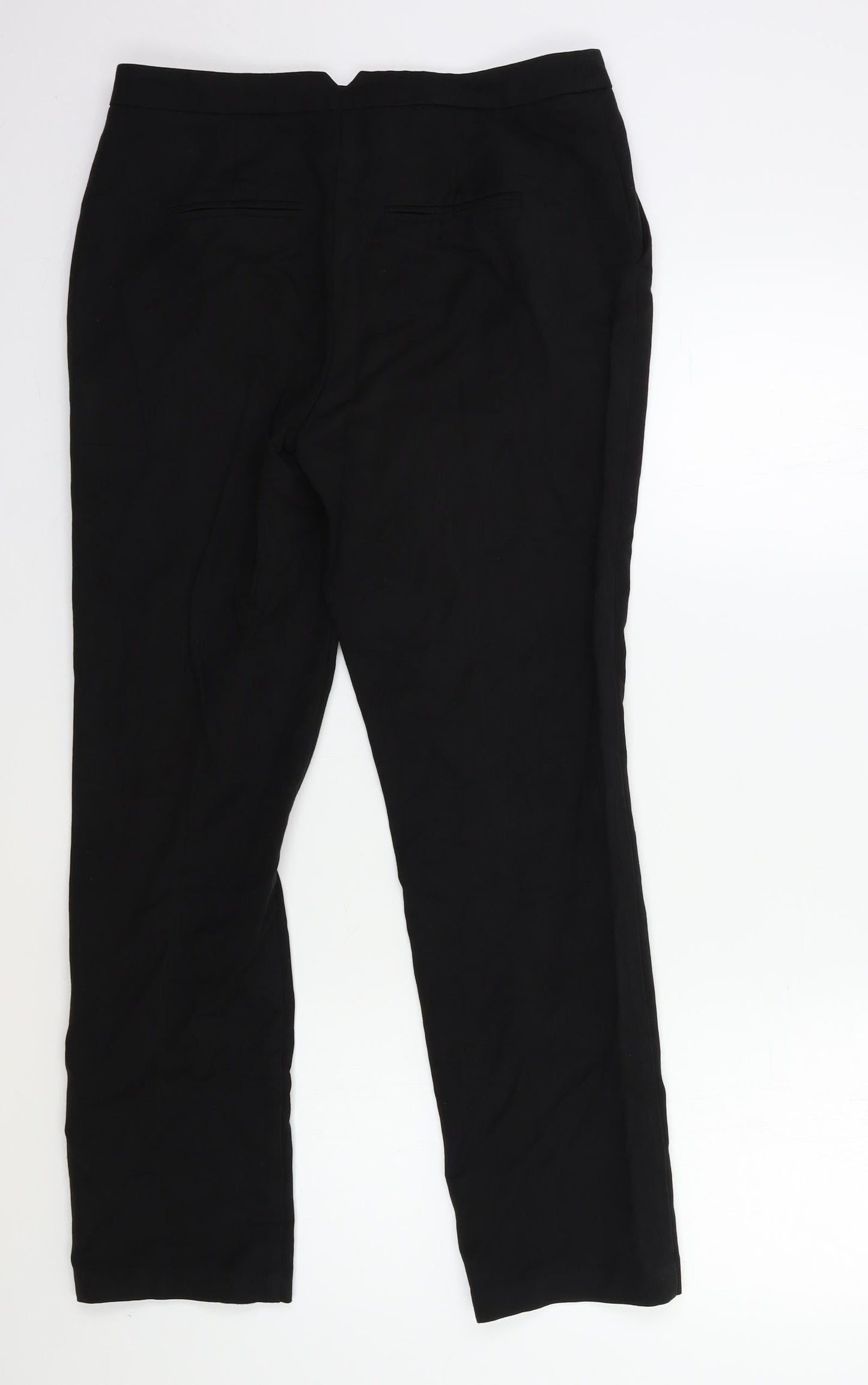 Papaya Womens Black   Trousers  Size 10 L28 in