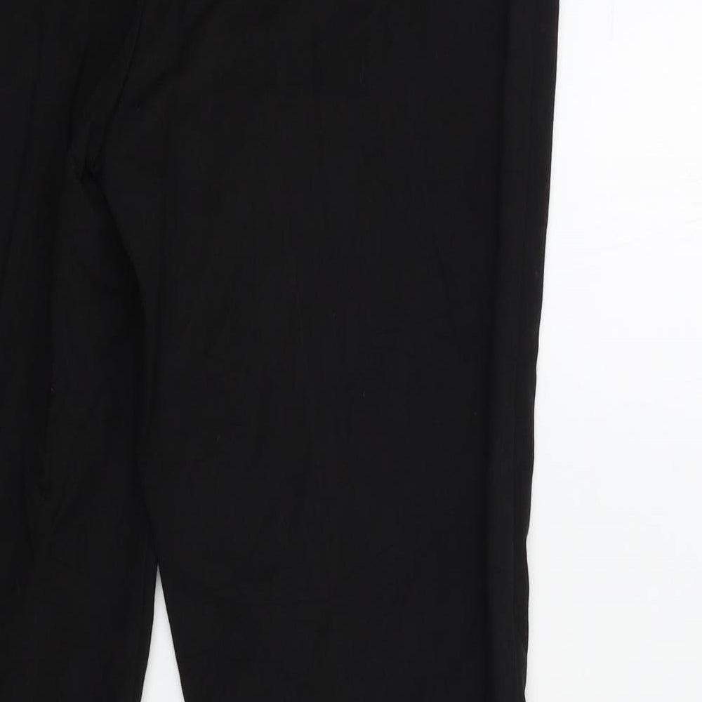 Papaya Womens Black   Trousers  Size 10 L28 in