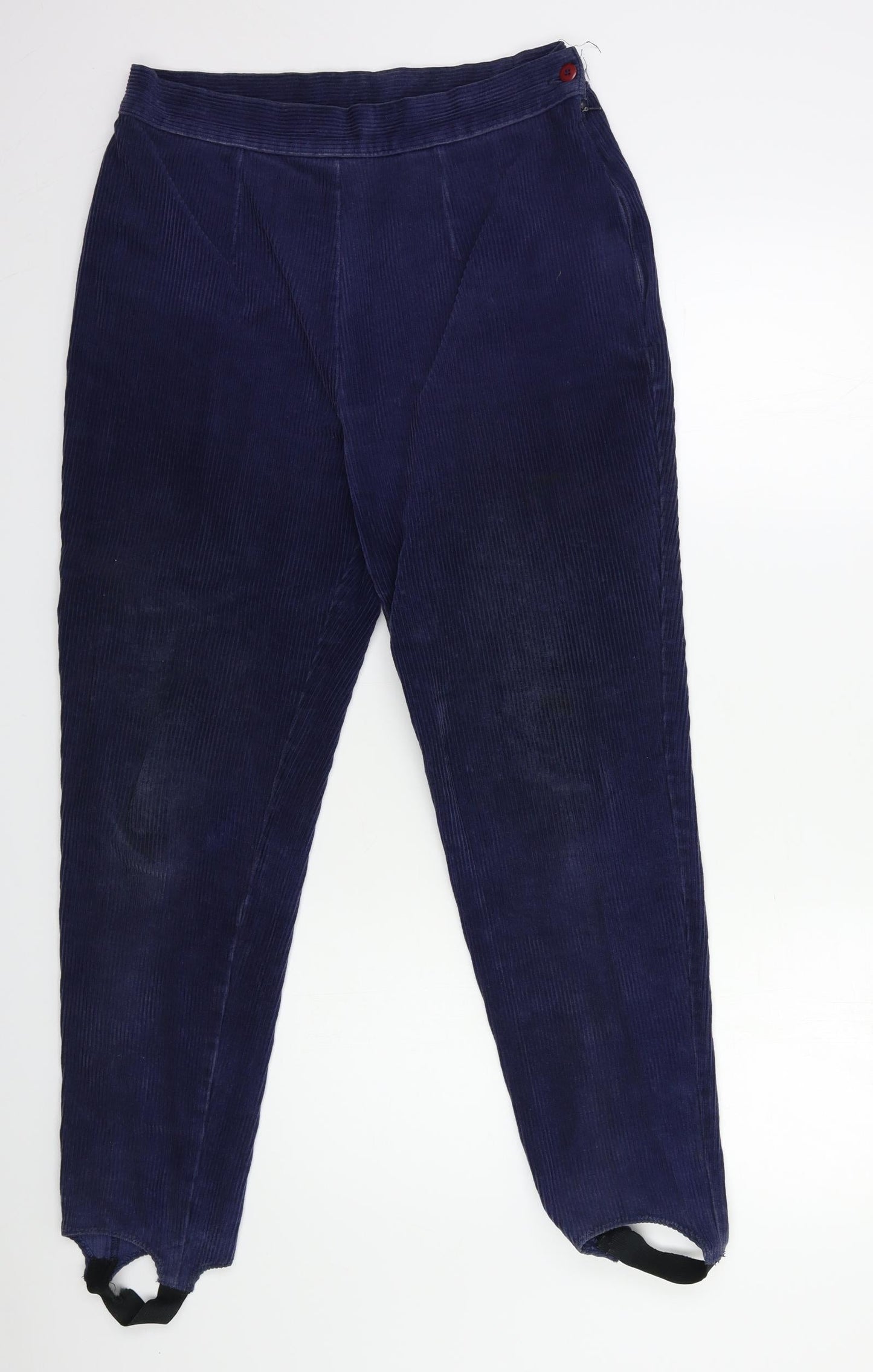 Preworn Womens Blue  Corduroy Trousers  Size 30 in L31 in