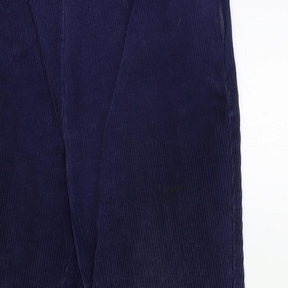 Preworn Womens Blue  Corduroy Trousers  Size 30 in L31 in